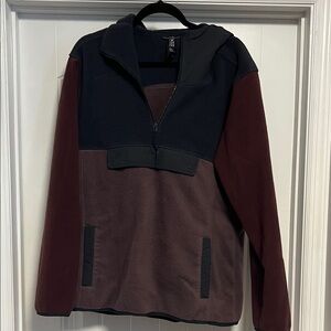 Mountain Hardwear Men's Zip Up Sweater - Black, Brown, Red